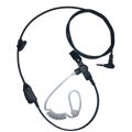 Earpiece with in-line PTT & Transparent Acoustic Tube EAS07